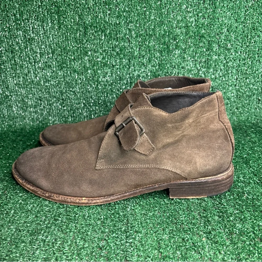 To Boot New York Brown Suede Chukka‎ Boots Size 10.5 Made In Italy